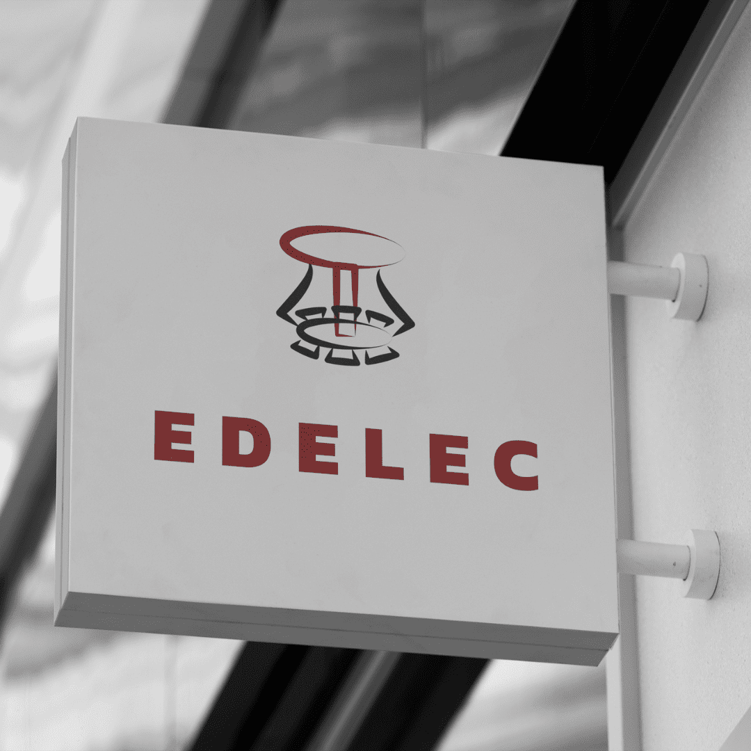 Création de logo à Villefontaine - Projet Edelec - Rising Com'