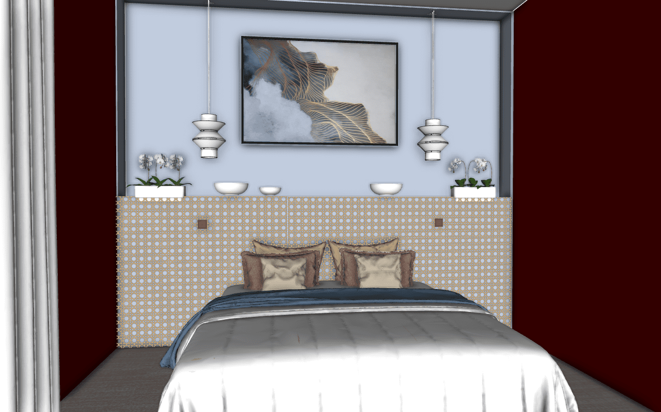 Visuel chambre bleue chambres d'hôtes